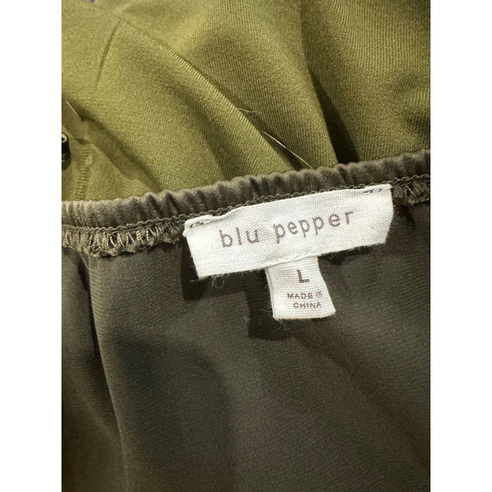 Women's Blu Pepper Bodysuit Size L Green - Picture 3 of 6